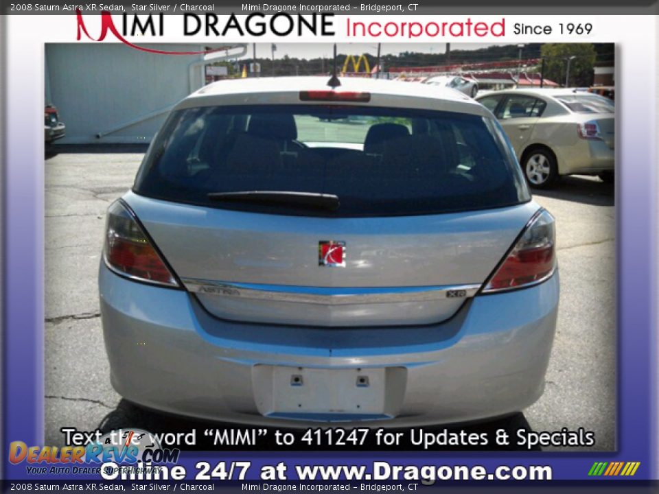 2008 Saturn Astra XR Sedan Star Silver / Charcoal Photo #7