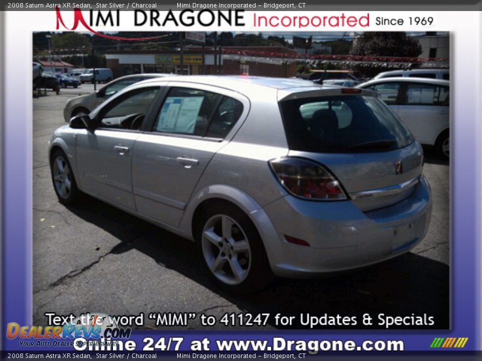 2008 Saturn Astra XR Sedan Star Silver / Charcoal Photo #8