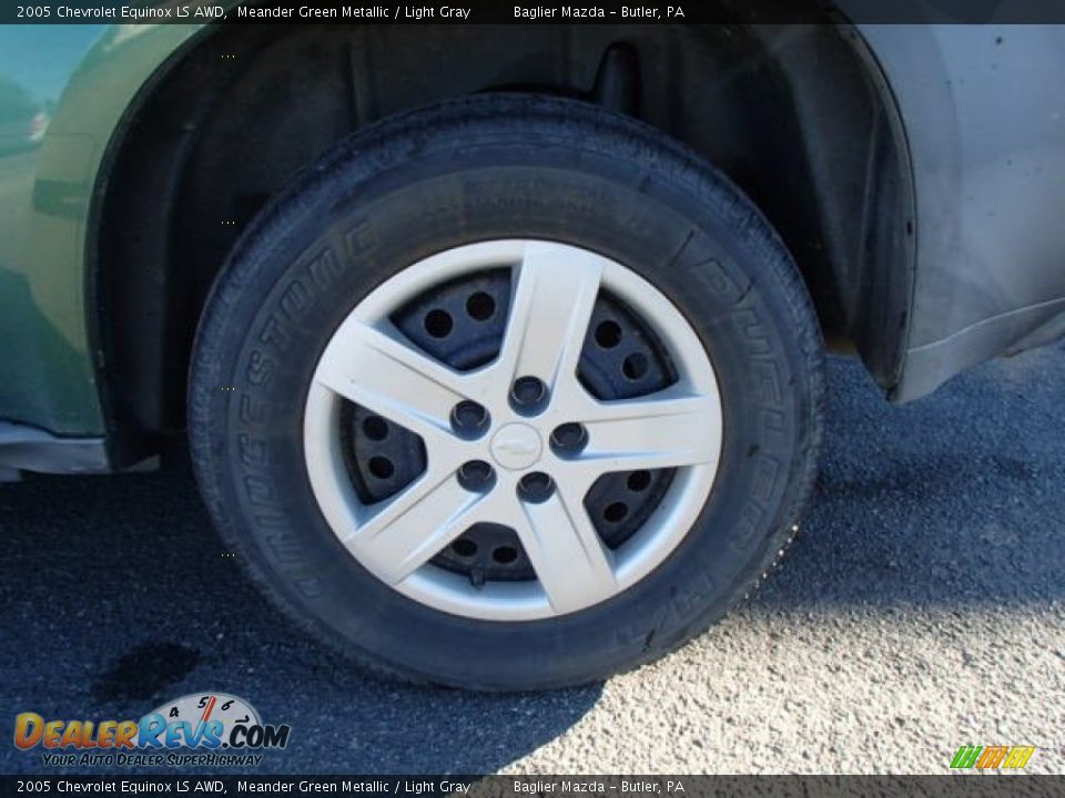 2005 Chevrolet Equinox LS AWD Meander Green Metallic / Light Gray Photo #7