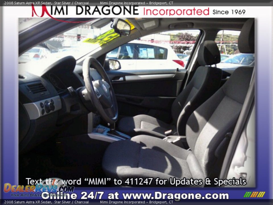 2008 Saturn Astra XR Sedan Star Silver / Charcoal Photo #10