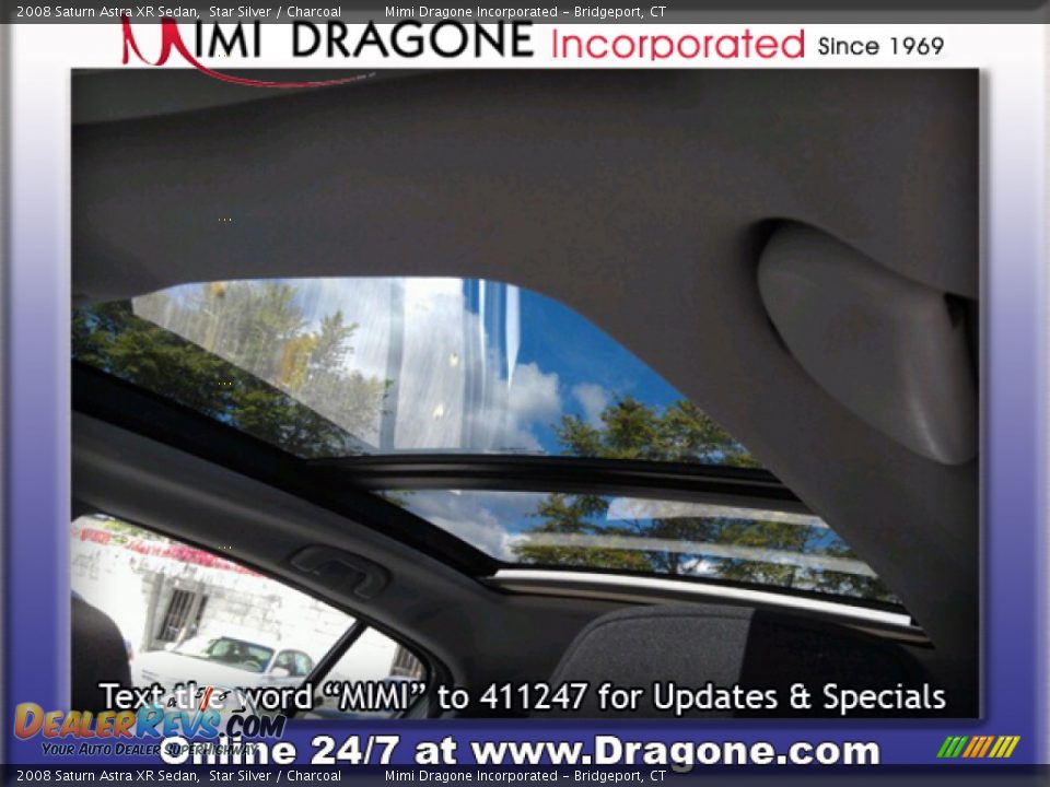 2008 Saturn Astra XR Sedan Star Silver / Charcoal Photo #11