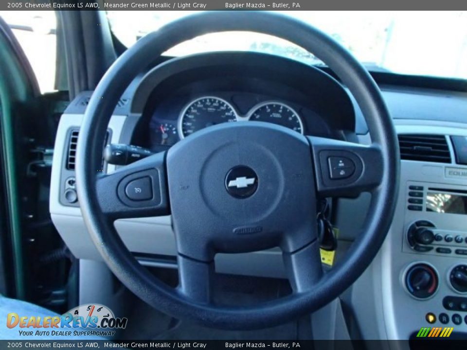2005 Chevrolet Equinox LS AWD Meander Green Metallic / Light Gray Photo #13