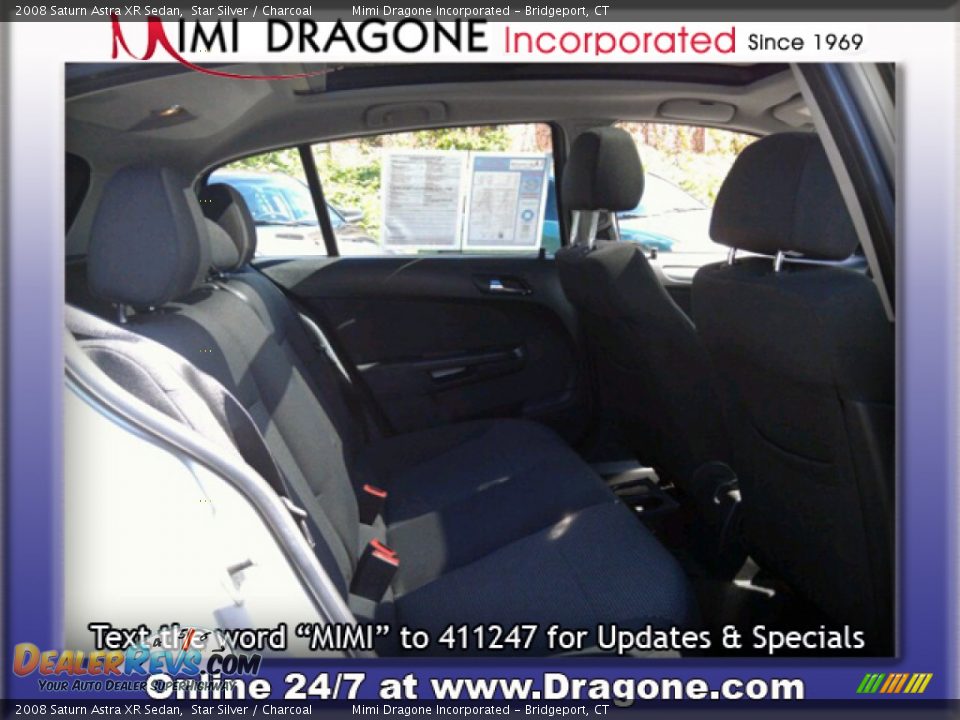 2008 Saturn Astra XR Sedan Star Silver / Charcoal Photo #15
