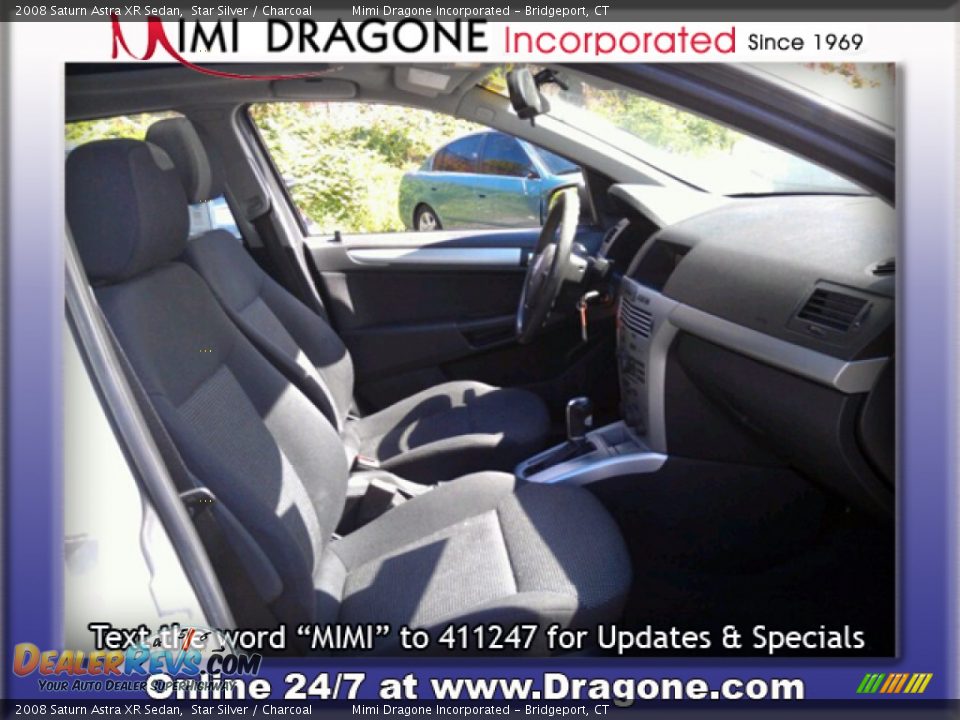 2008 Saturn Astra XR Sedan Star Silver / Charcoal Photo #16