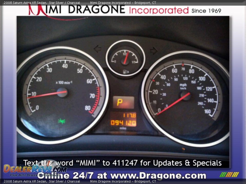 2008 Saturn Astra XR Sedan Star Silver / Charcoal Photo #17
