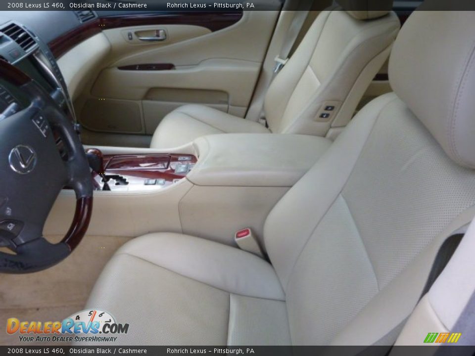 2008 Lexus LS 460 Obsidian Black / Cashmere Photo #4