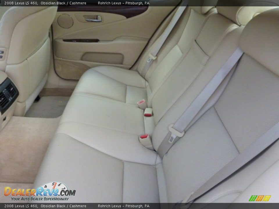 2008 Lexus LS 460 Obsidian Black / Cashmere Photo #5