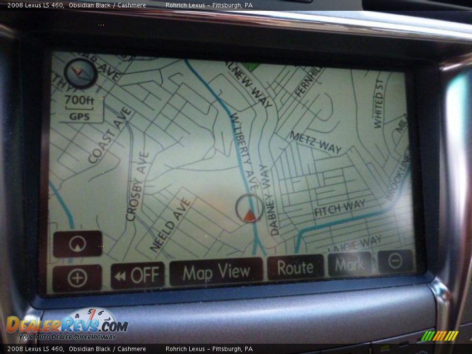 2008 Lexus LS 460 Obsidian Black / Cashmere Photo #7