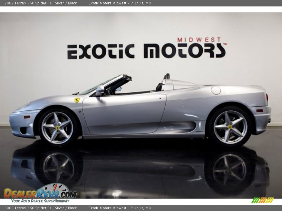 2002 Ferrari 360 Spider F1 Silver / Black Photo #1