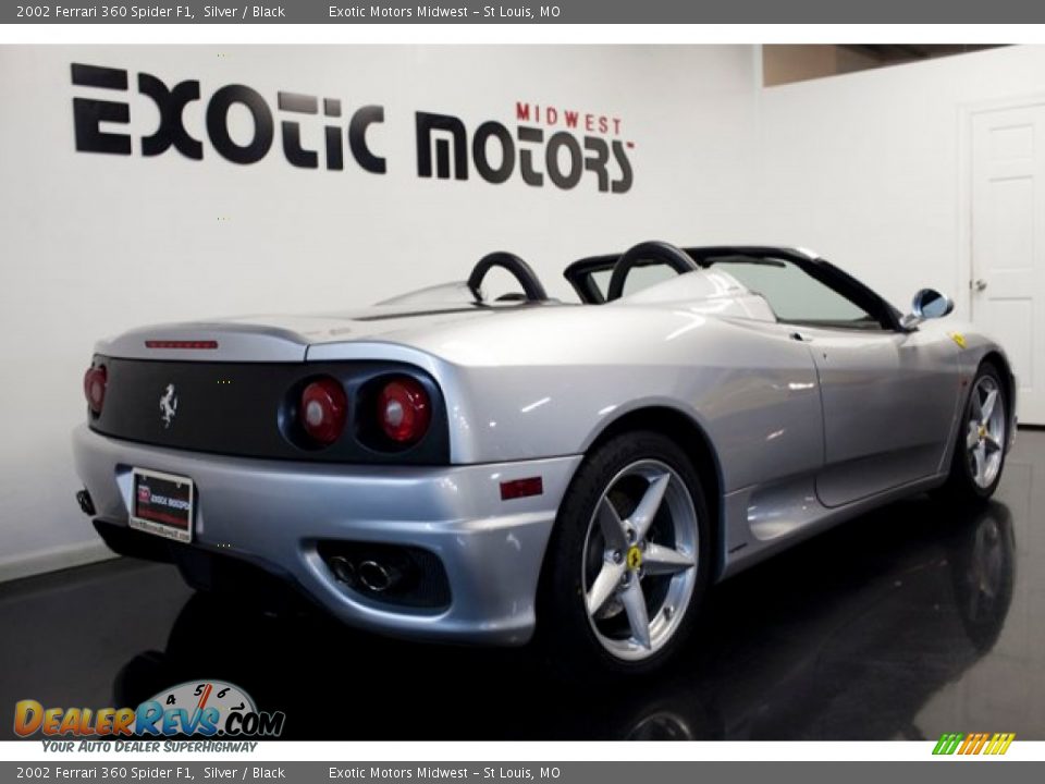 2002 Ferrari 360 Spider F1 Silver / Black Photo #6