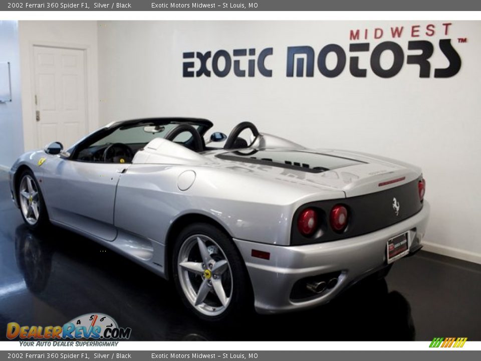 2002 Ferrari 360 Spider F1 Silver / Black Photo #7