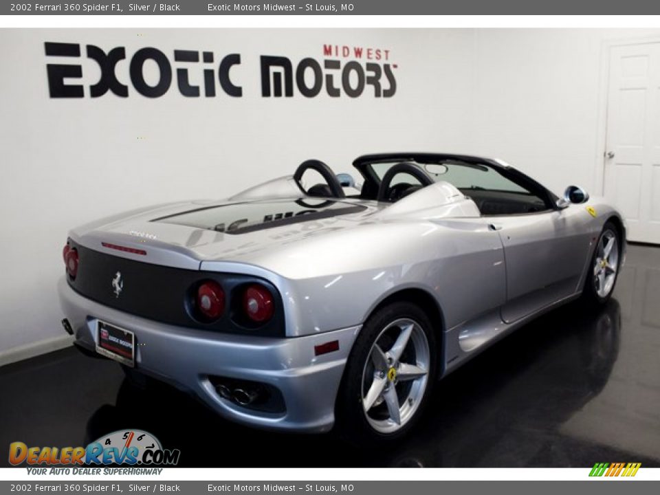 2002 Ferrari 360 Spider F1 Silver / Black Photo #8
