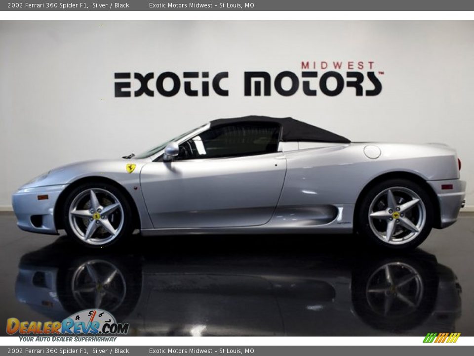 2002 Ferrari 360 Spider F1 Silver / Black Photo #13