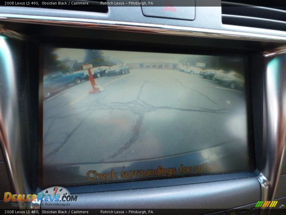 2008 Lexus LS 460 Obsidian Black / Cashmere Photo #18