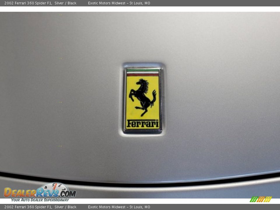 2002 Ferrari 360 Spider F1 Silver / Black Photo #25
