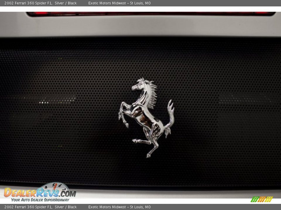 2002 Ferrari 360 Spider F1 Silver / Black Photo #27