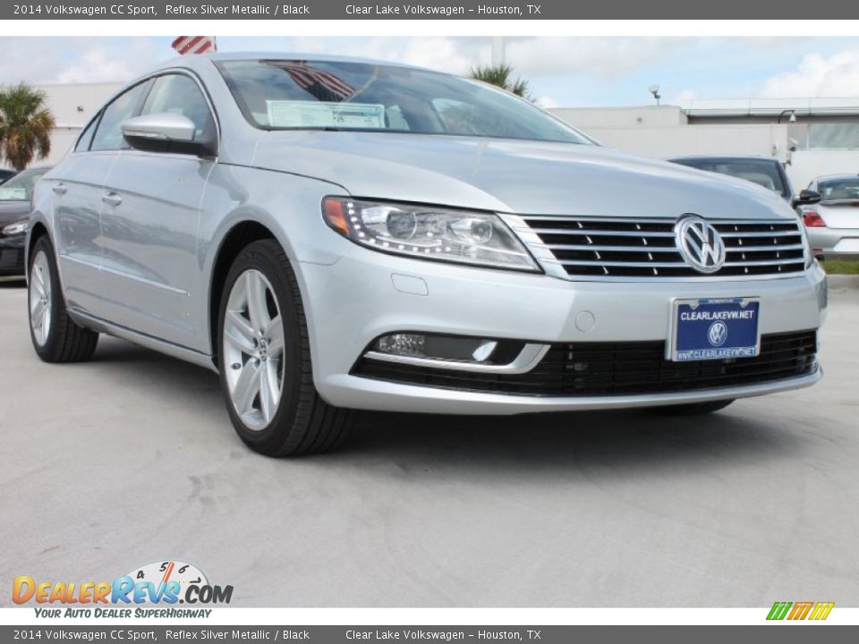 2014 Volkswagen CC Sport Reflex Silver Metallic / Black Photo #1