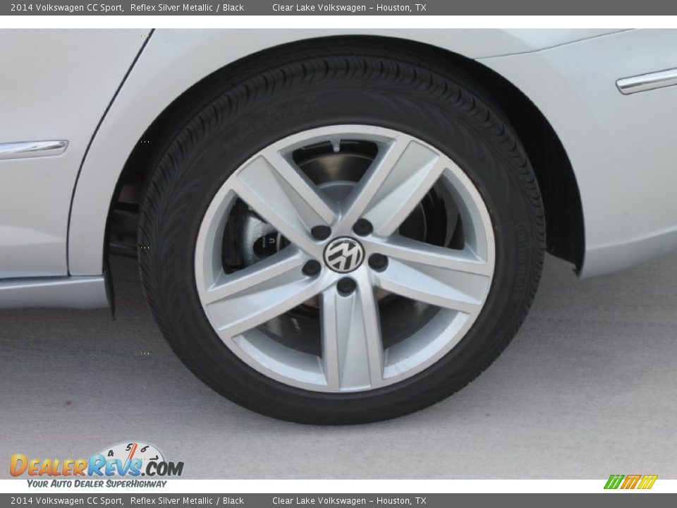 2014 Volkswagen CC Sport Reflex Silver Metallic / Black Photo #6