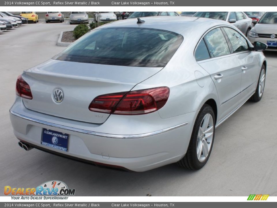 2014 Volkswagen CC Sport Reflex Silver Metallic / Black Photo #9