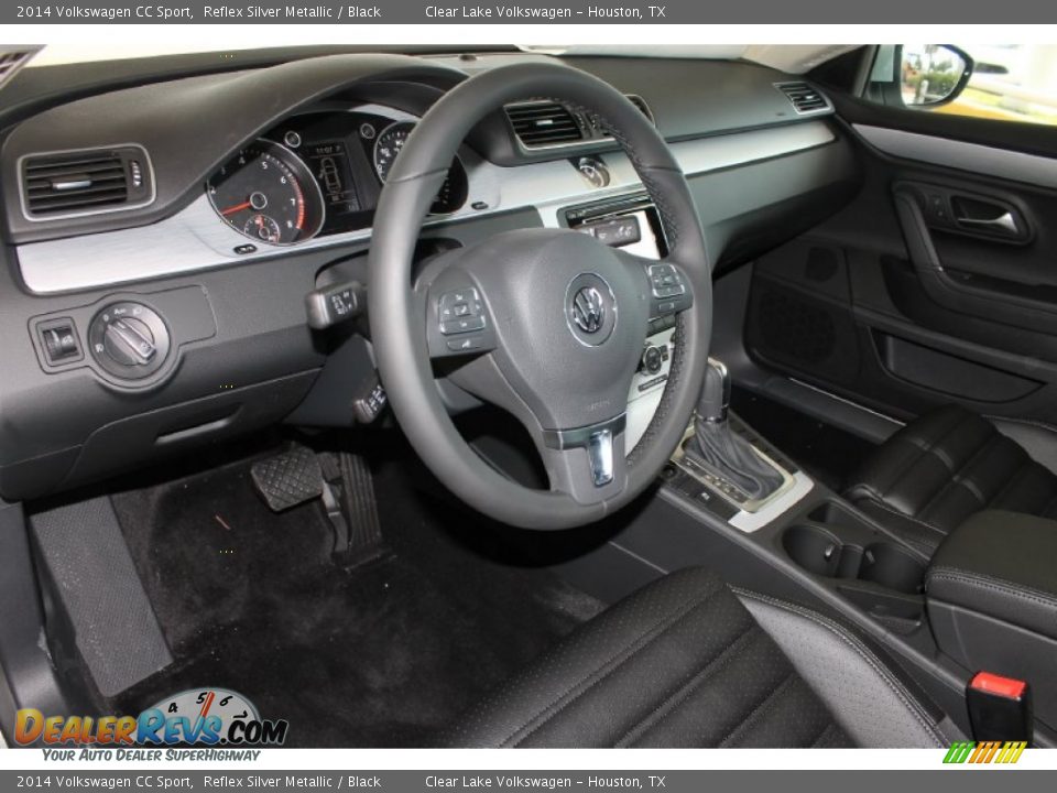 2014 Volkswagen CC Sport Reflex Silver Metallic / Black Photo #12