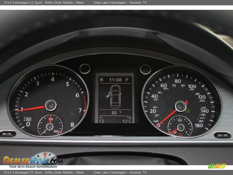 2014 Volkswagen CC Sport Reflex Silver Metallic / Black Photo #23