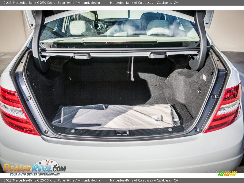 2013 Mercedes-Benz C 250 Sport Polar White / Almond/Mocha Photo #4