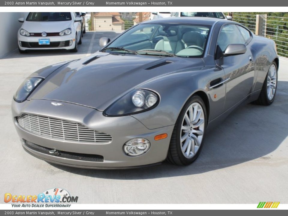Front 3/4 View of 2003 Aston Martin Vanquish  Photo #3