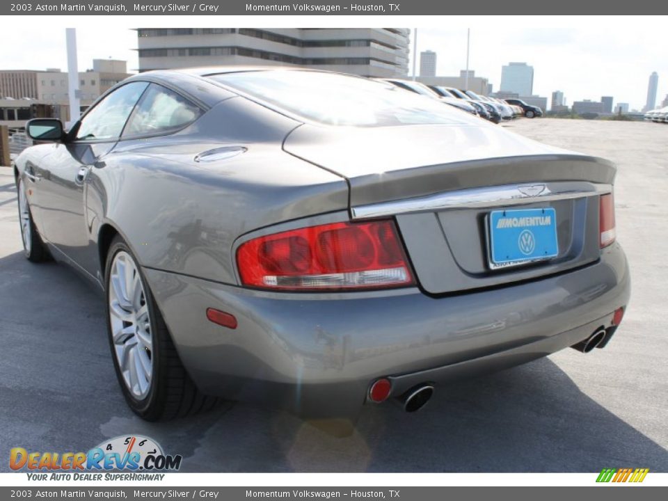 2003 Aston Martin Vanquish Mercury Silver / Grey Photo #7