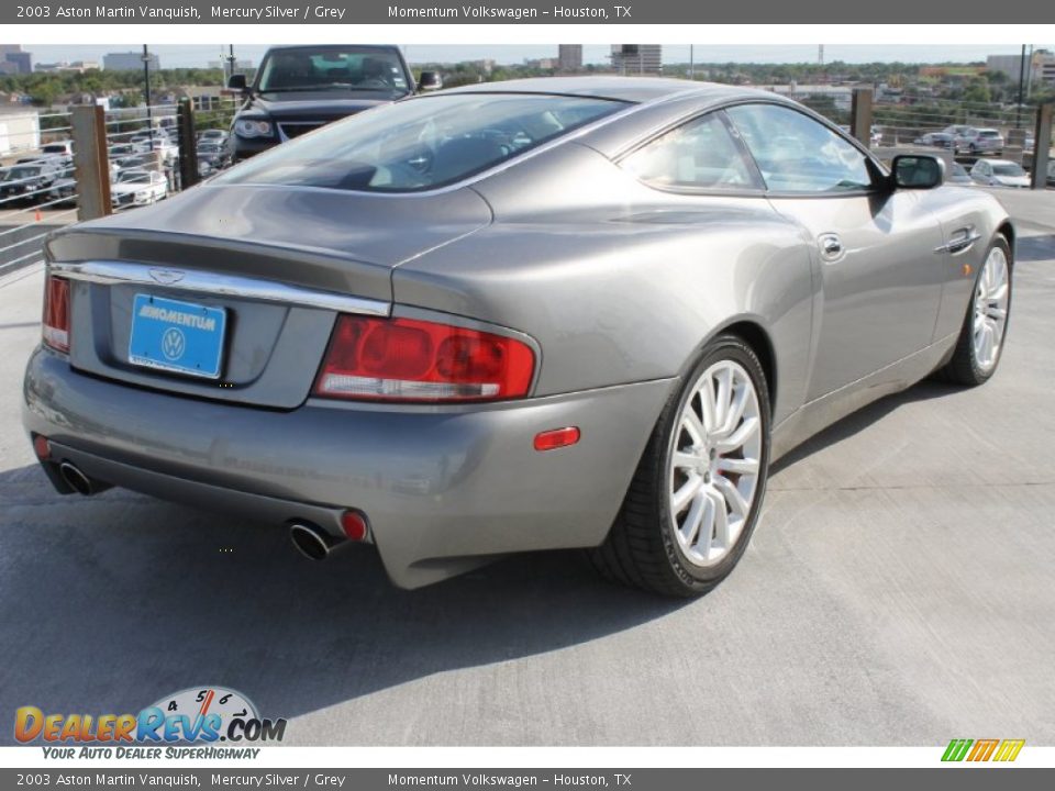 2003 Aston Martin Vanquish Mercury Silver / Grey Photo #9