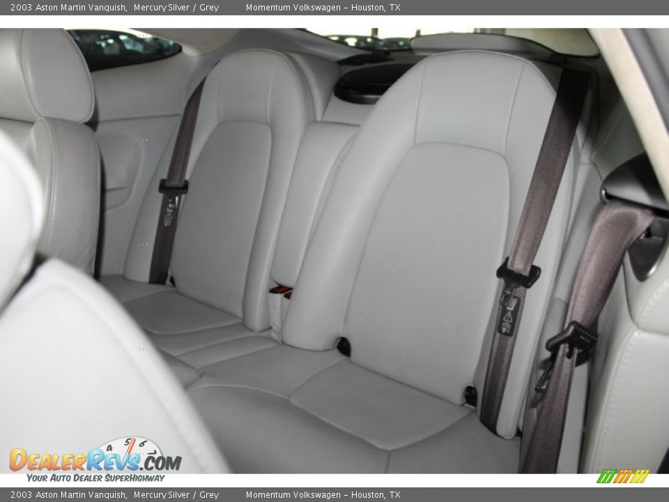 Rear Seat of 2003 Aston Martin Vanquish  Photo #25