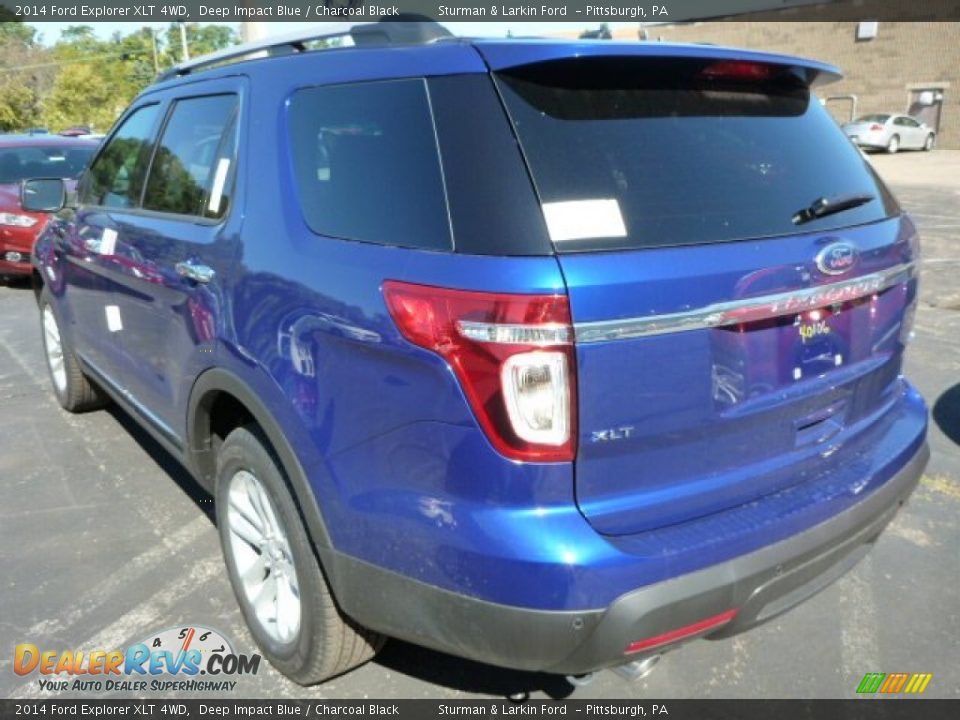 Deep Impact Blue 2014 Ford Explorer XLT 4WD Photo #4