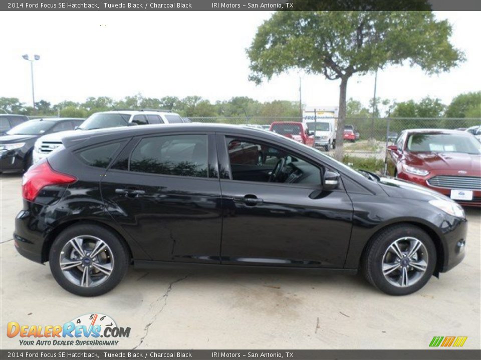2014 Ford Focus SE Hatchback Tuxedo Black / Charcoal Black Photo #6