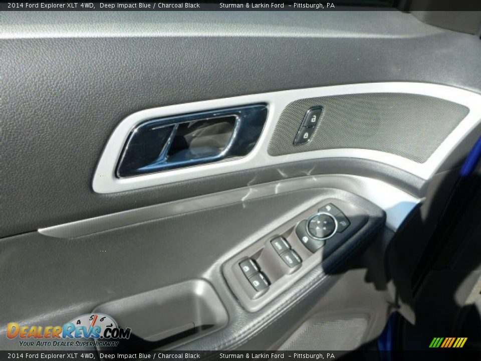 2014 Ford Explorer XLT 4WD Deep Impact Blue / Charcoal Black Photo #11