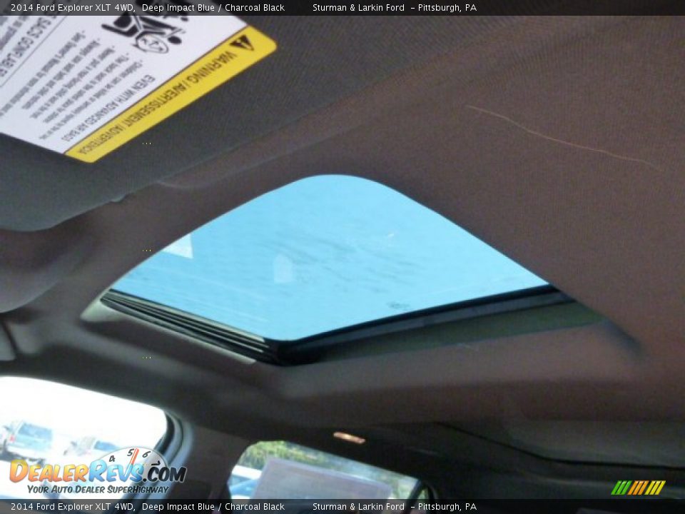 2014 Ford Explorer XLT 4WD Deep Impact Blue / Charcoal Black Photo #12