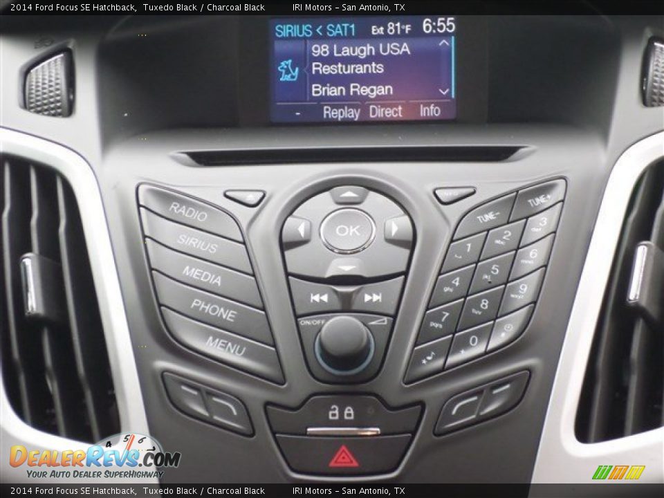 2014 Ford Focus SE Hatchback Tuxedo Black / Charcoal Black Photo #18