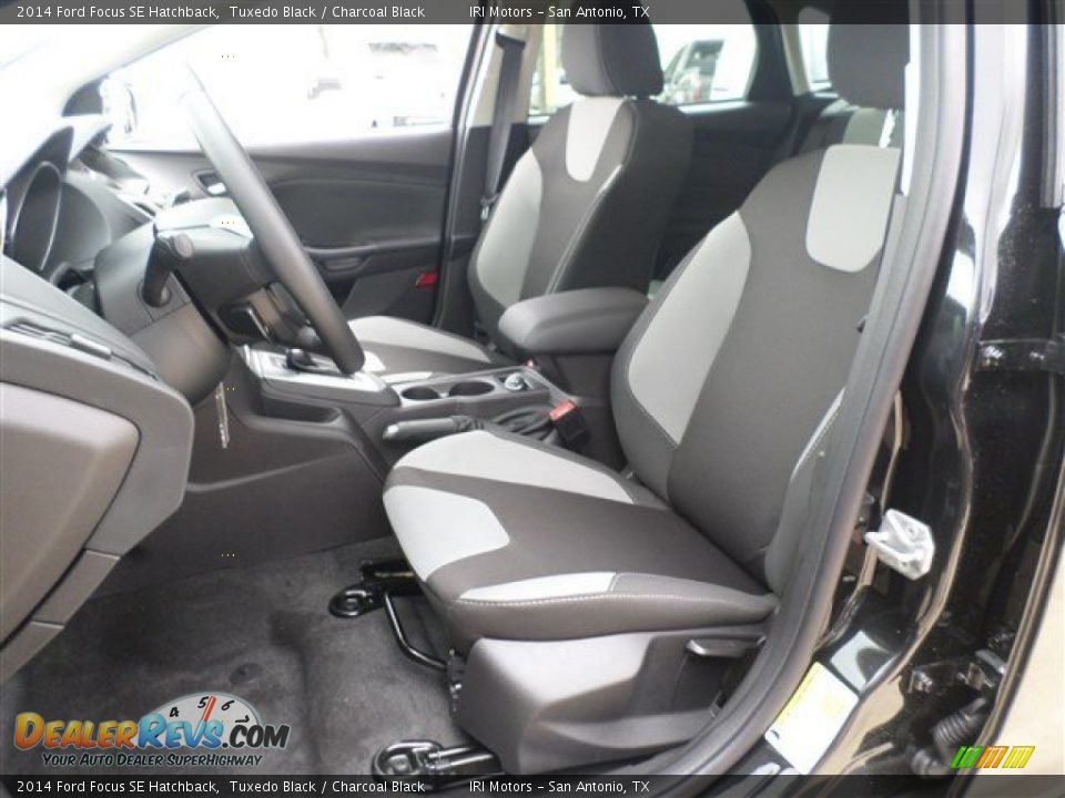 2014 Ford Focus SE Hatchback Tuxedo Black / Charcoal Black Photo #20
