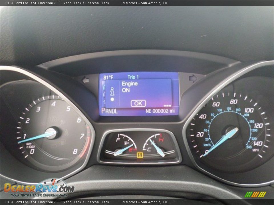 2014 Ford Focus SE Hatchback Tuxedo Black / Charcoal Black Photo #21