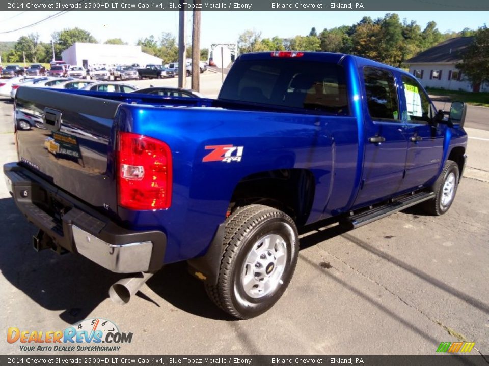 Blue Topaz Metallic 2014 Chevrolet Silverado 2500HD LT Crew Cab 4x4 Photo #5