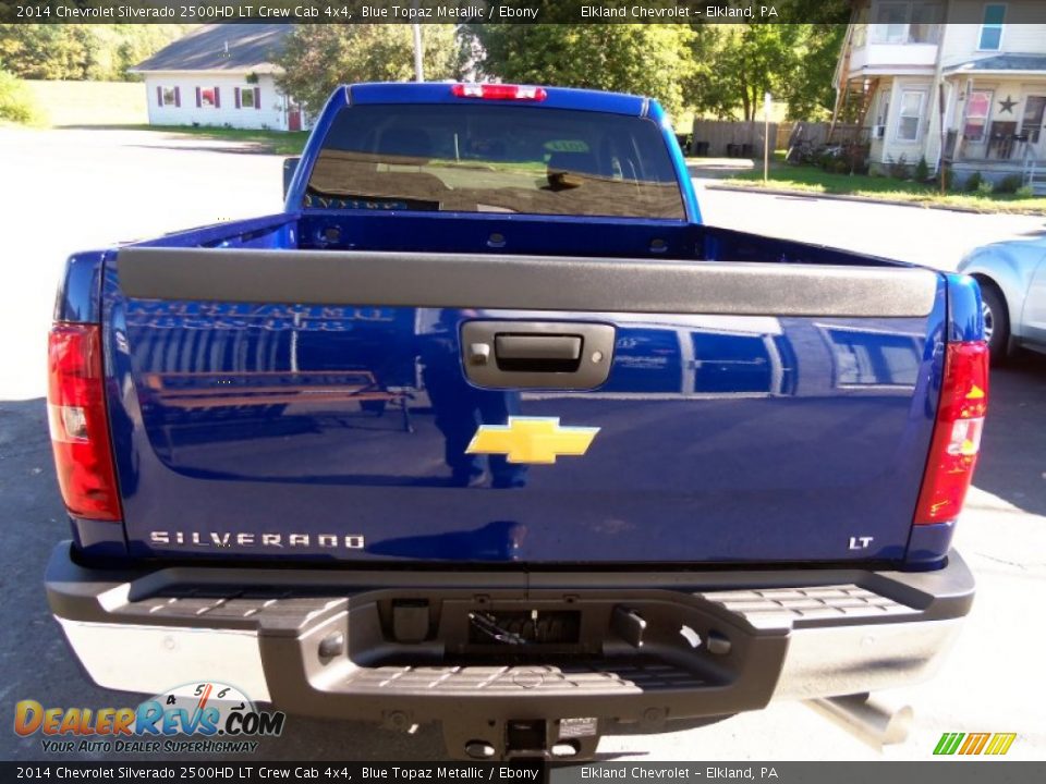 2014 Chevrolet Silverado 2500HD LT Crew Cab 4x4 Blue Topaz Metallic / Ebony Photo #6