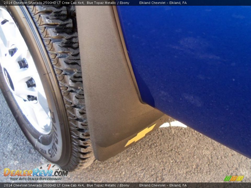2014 Chevrolet Silverado 2500HD LT Crew Cab 4x4 Blue Topaz Metallic / Ebony Photo #10