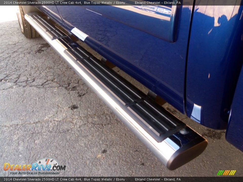 2014 Chevrolet Silverado 2500HD LT Crew Cab 4x4 Blue Topaz Metallic / Ebony Photo #11