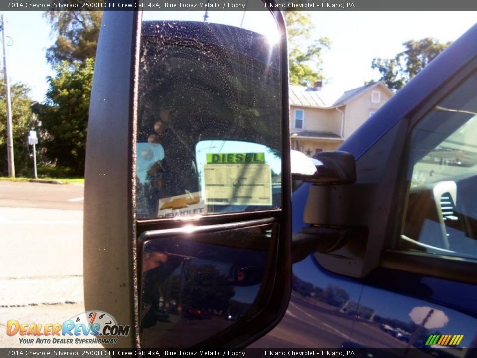 2014 Chevrolet Silverado 2500HD LT Crew Cab 4x4 Blue Topaz Metallic / Ebony Photo #12
