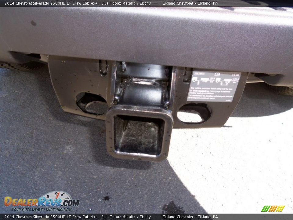 2014 Chevrolet Silverado 2500HD LT Crew Cab 4x4 Blue Topaz Metallic / Ebony Photo #16