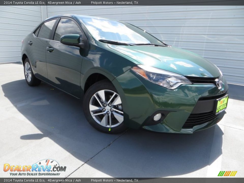 2014 Toyota Corolla LE Eco 4Evergreen Mica / Ash Photo #1