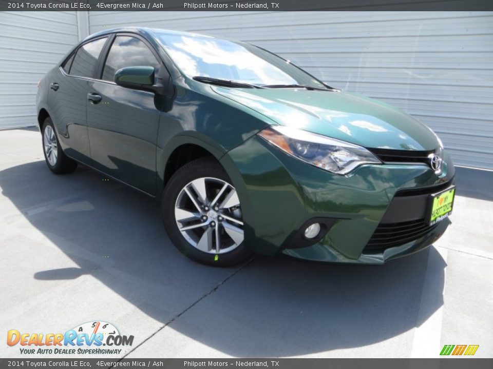 2014 Toyota Corolla LE Eco 4Evergreen Mica / Ash Photo #2