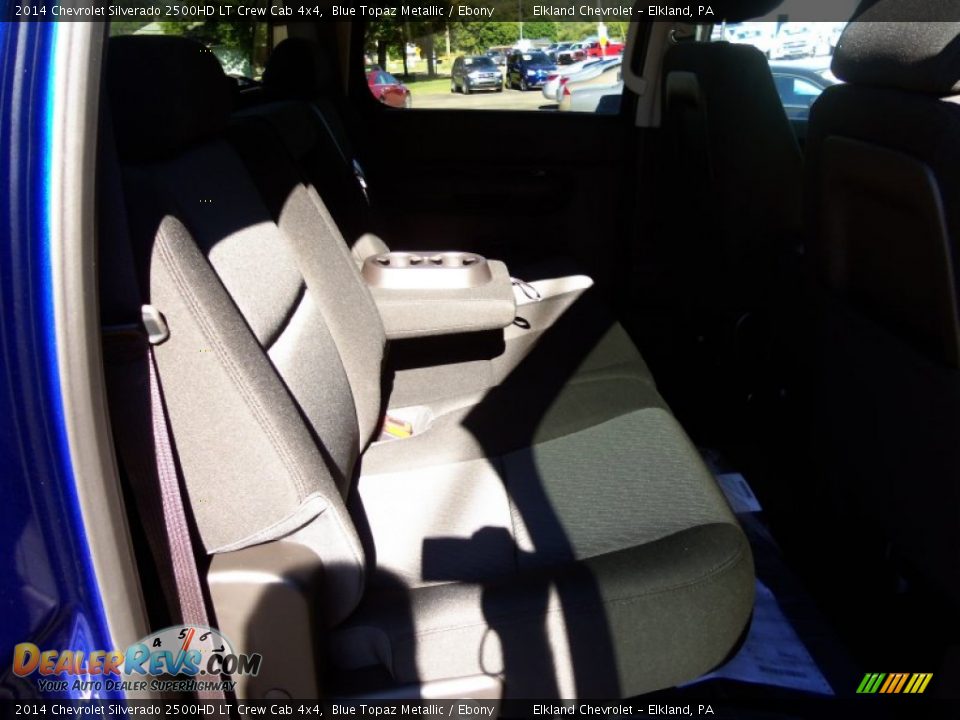 2014 Chevrolet Silverado 2500HD LT Crew Cab 4x4 Blue Topaz Metallic / Ebony Photo #23