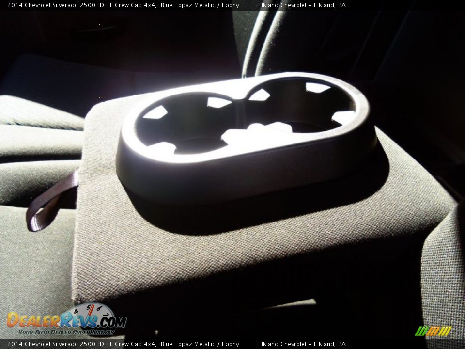 2014 Chevrolet Silverado 2500HD LT Crew Cab 4x4 Blue Topaz Metallic / Ebony Photo #25