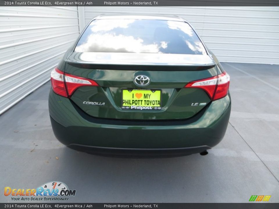 2014 Toyota Corolla LE Eco 4Evergreen Mica / Ash Photo #5
