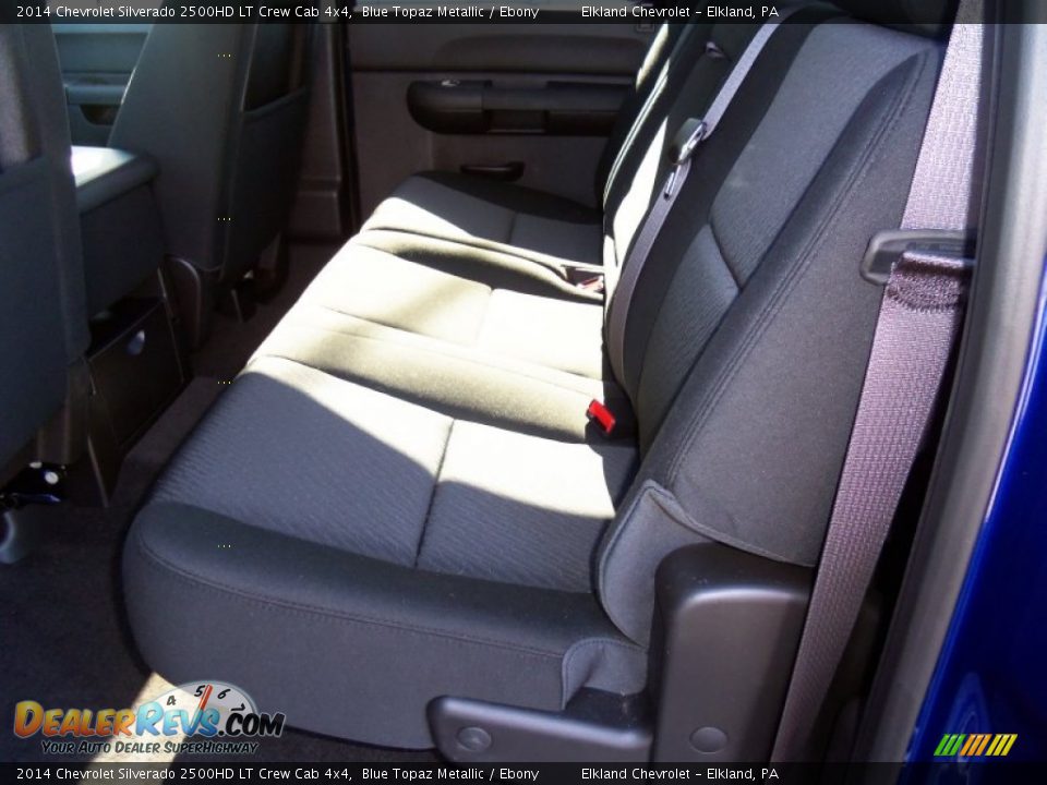2014 Chevrolet Silverado 2500HD LT Crew Cab 4x4 Blue Topaz Metallic / Ebony Photo #26