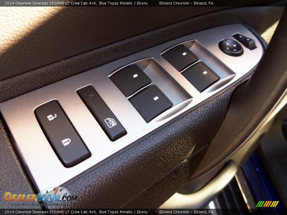 2014 Chevrolet Silverado 2500HD LT Crew Cab 4x4 Blue Topaz Metallic / Ebony Photo #29